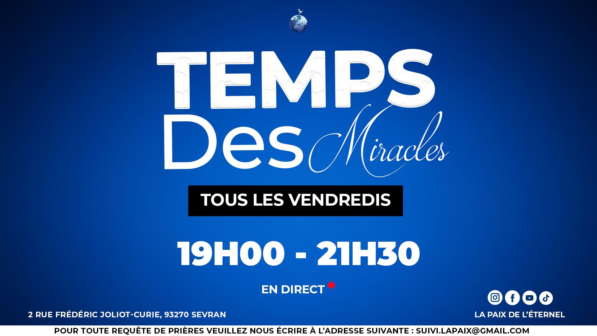 TEMPS DES MIRACLES